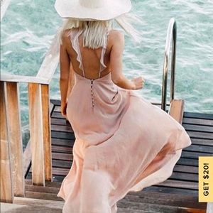 Lulus Meteoric Rise Blush Dress